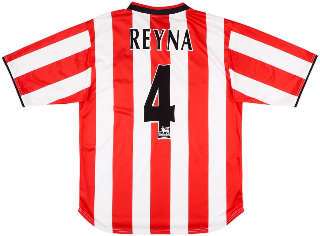2000-02 Sunderland Home Shirt Reyna #4 - 8/10 - (M)
