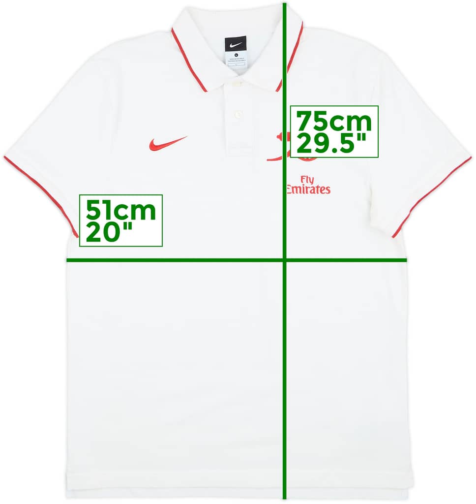 2010-11 Arsenal Nike Polo Shirt - 9/10 - (L)
