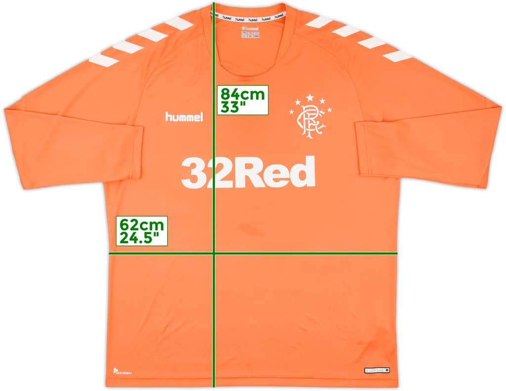 2018-19 Rangers GK Shirt - 8/10 - (3XL)