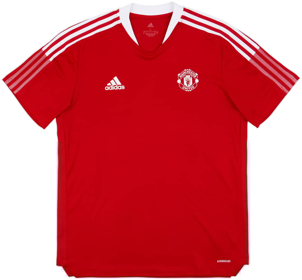 2020-21 Manchester United adidas Training Shirt - 10/10 - (L)