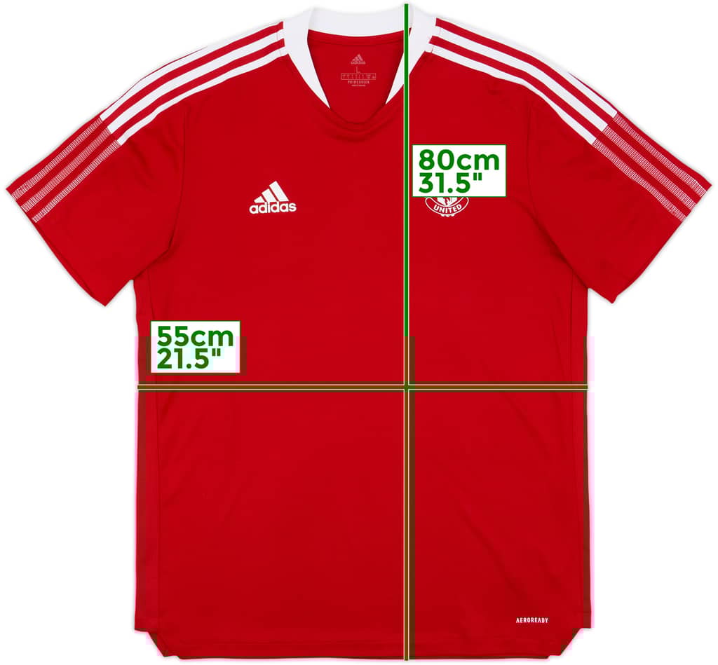 2020-21 Manchester United adidas Training Shirt - 10/10 - (L)