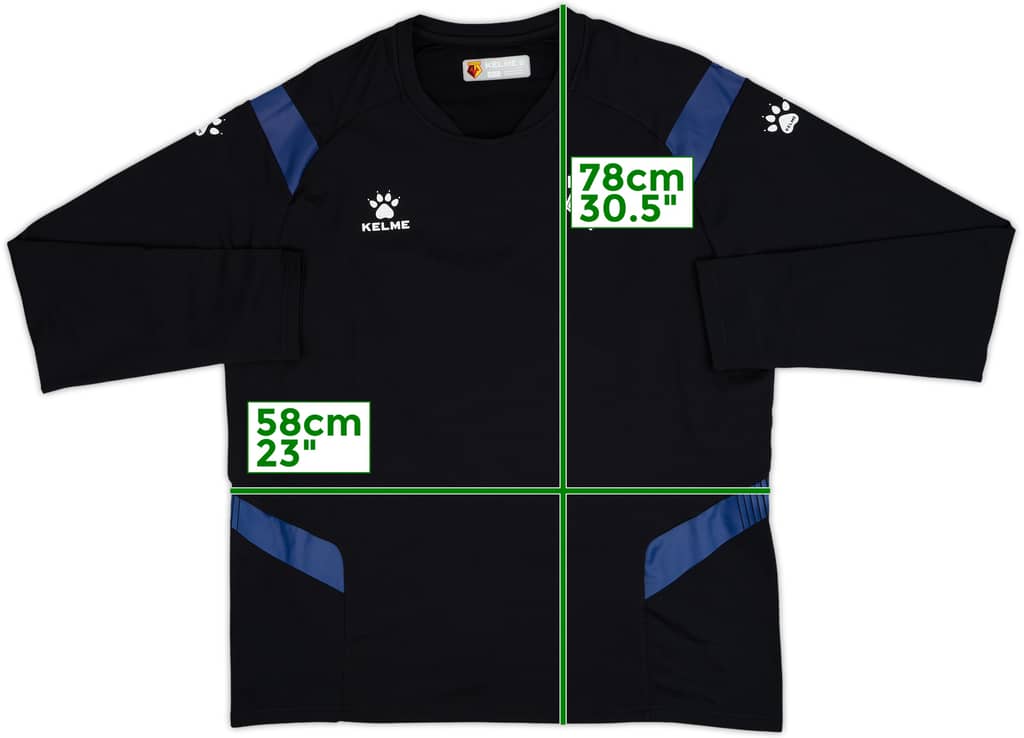 2021-22 Watford Kelme Drill Top - 10/10 - (XL)