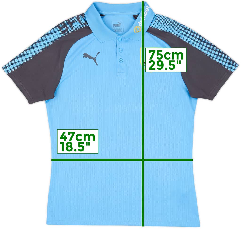 2017-18 Burnley Puma Polo Shirt - 9/10 - (M)