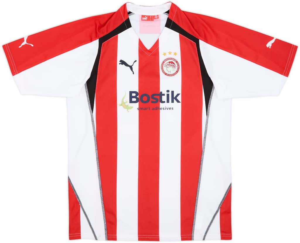 2005-06 Olympiakos Home Shirt - 8/10 - (L)