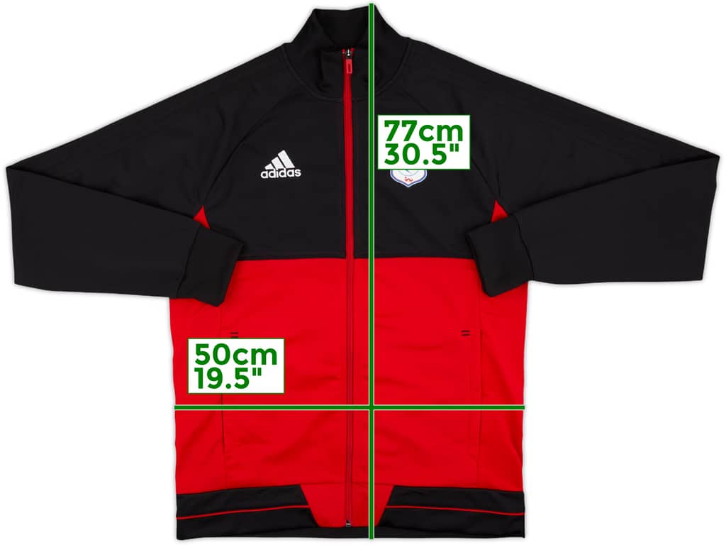 2017-18 Cardiff City adidas Track Jacket - 10/10 - (M)