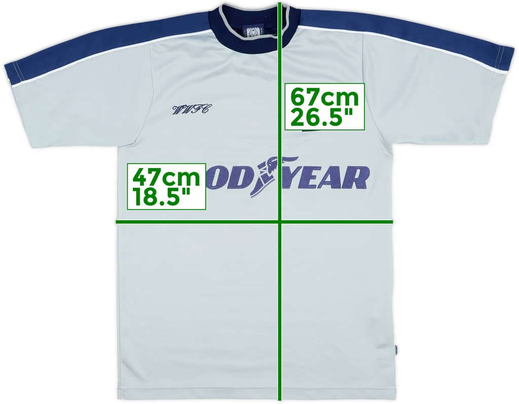 2001-02 Wolves Away Shirt - 9/10 - (Y)