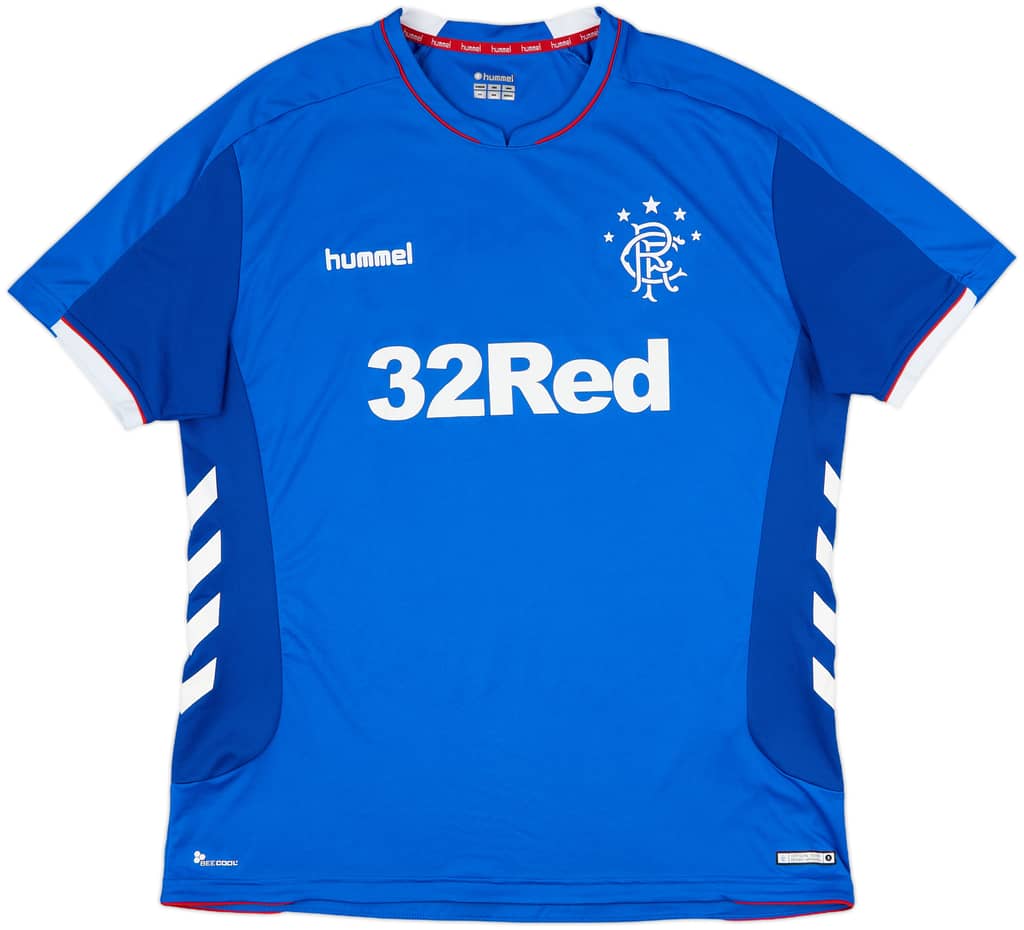 2018-19 Rangers Home Shirt - 9/10 - (3XL)