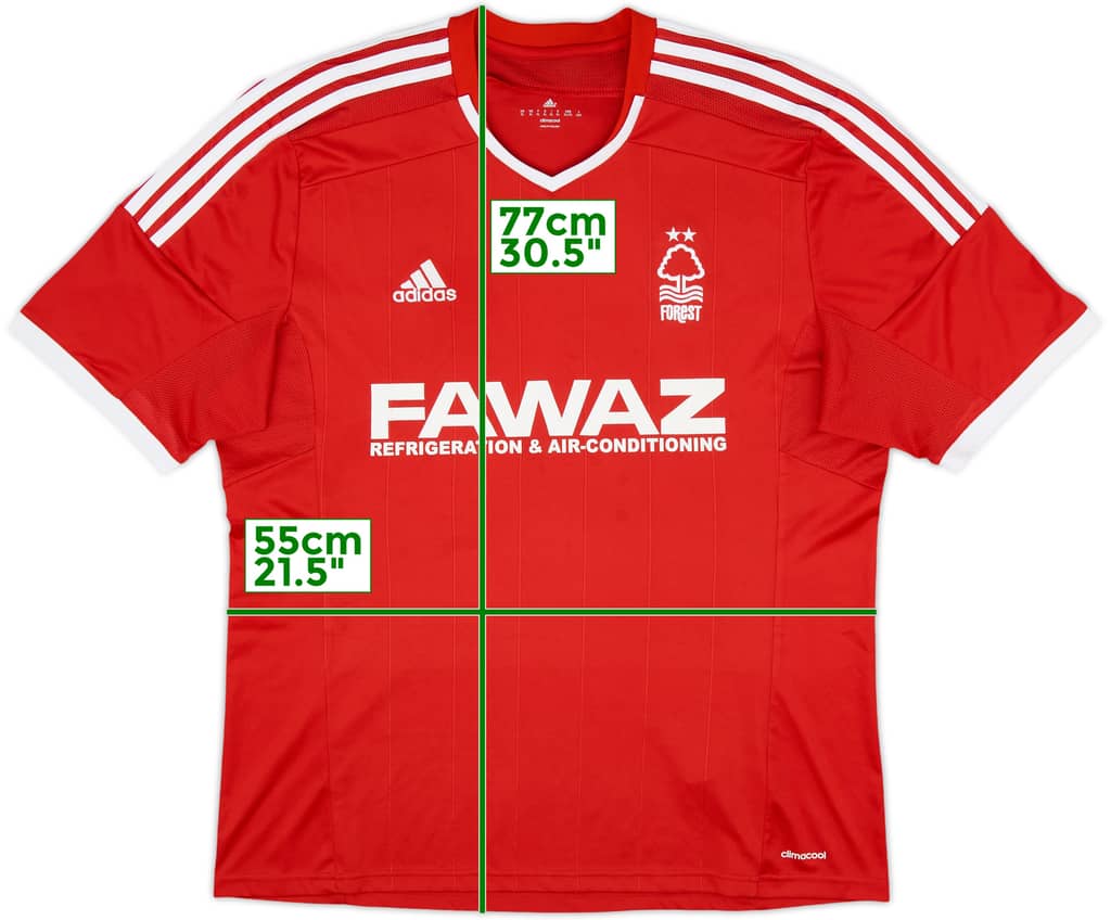 2014-15 Nottingham Forest Home Shirt - 7/10 - (XL)