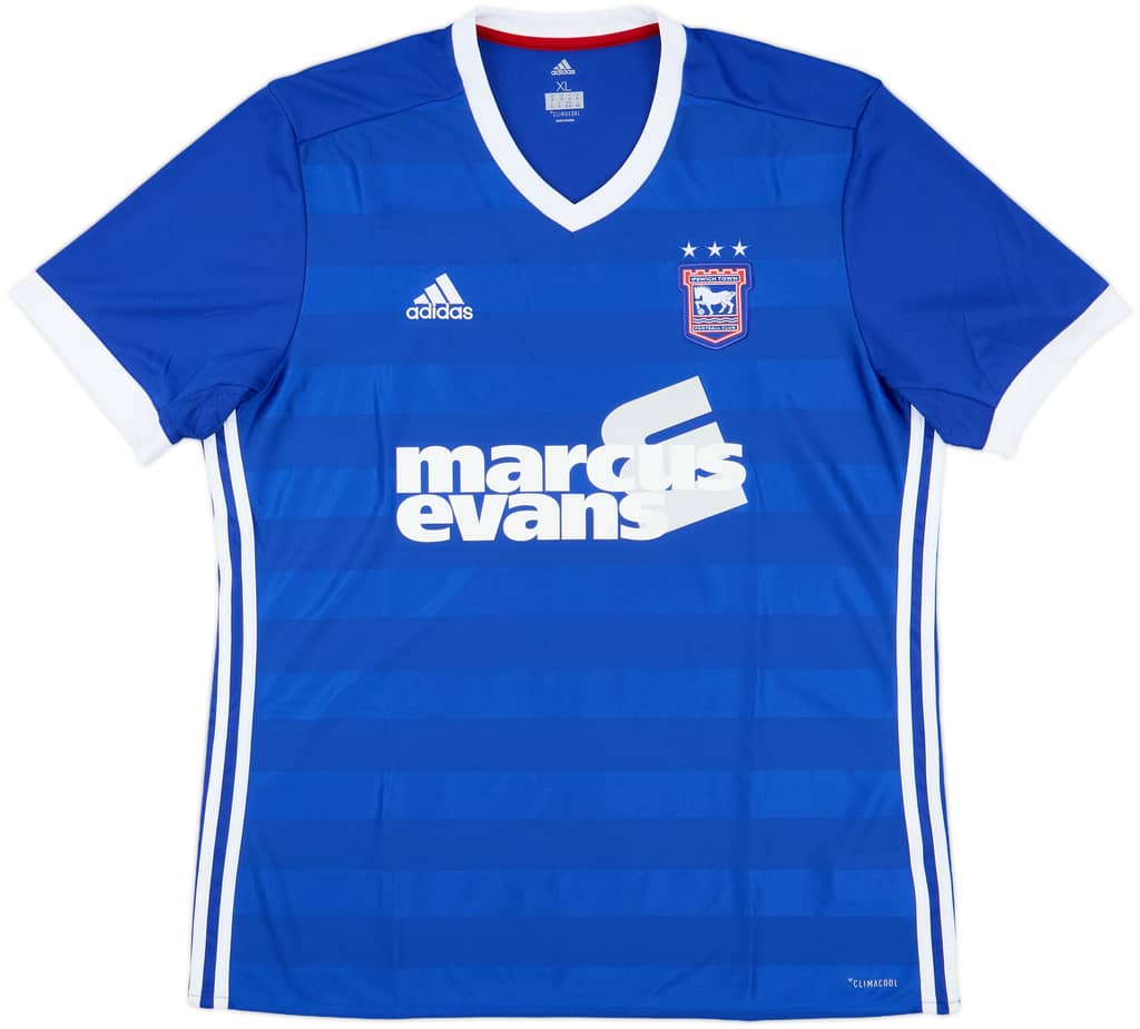 2017-18 Ipswich Home Shirt - 10/10 - (XL)