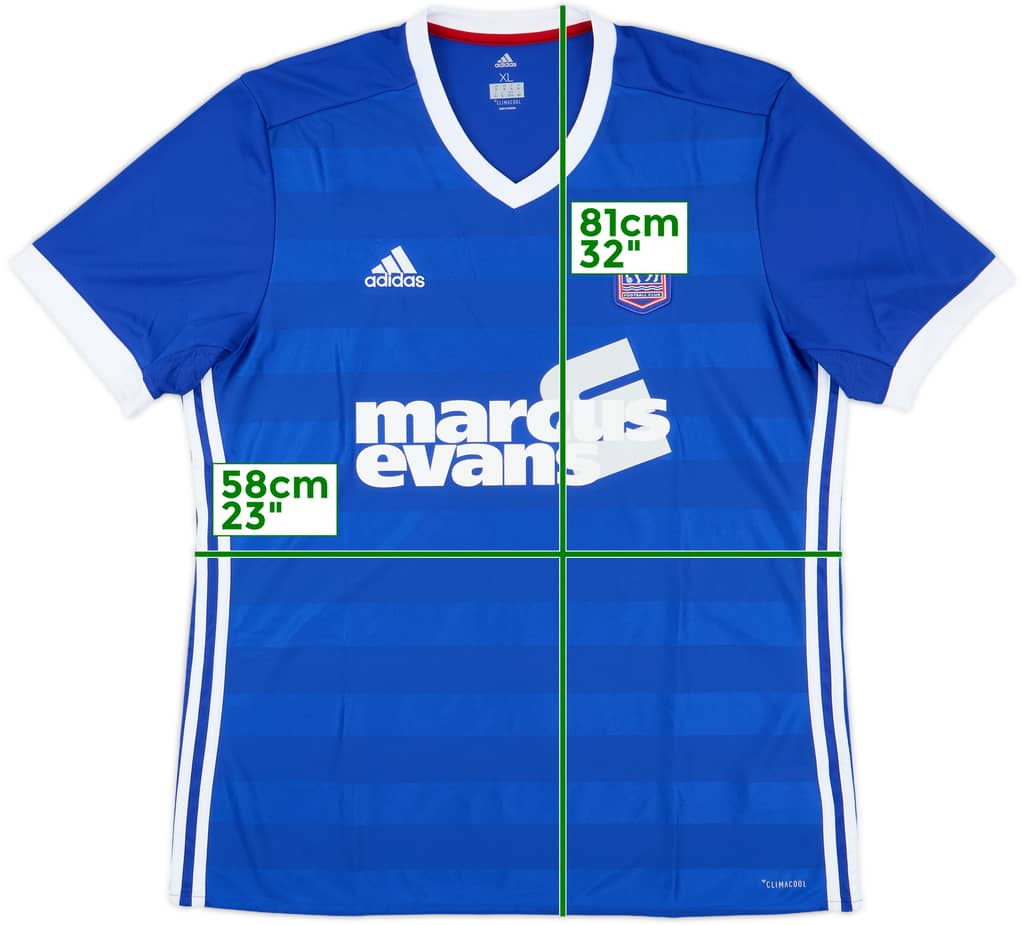 2017-18 Ipswich Home Shirt - 10/10 - (XL)