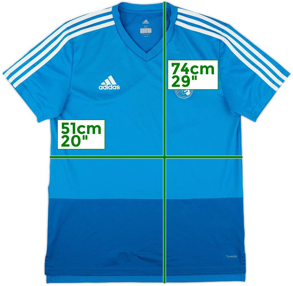 2018-19 Real Madrid adidas Training Shirt - 9/10 - (M)