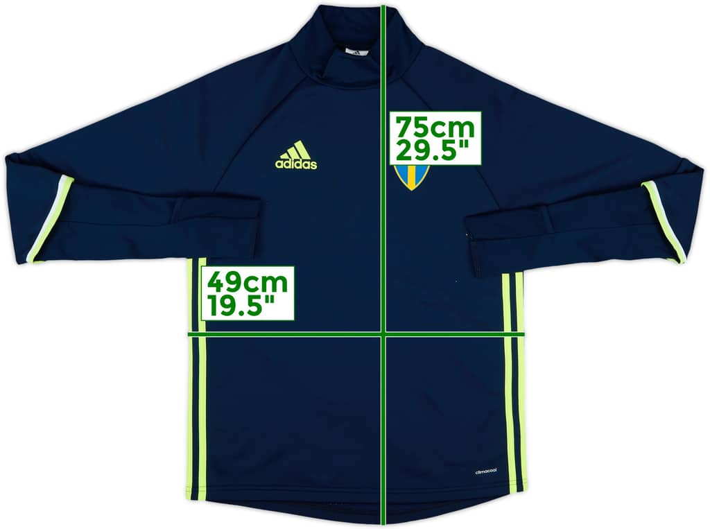 2016-17 Sweden adidas Drill Top - 9/10 - (S)