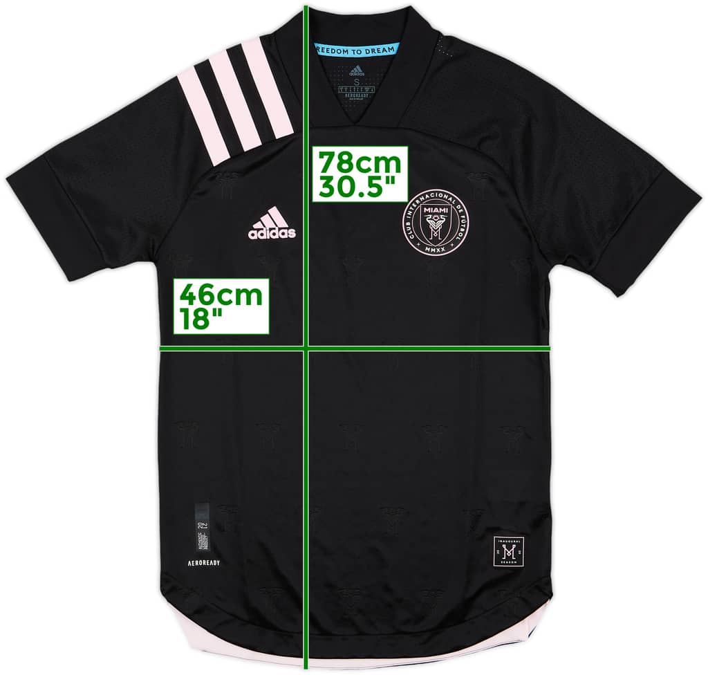 2020 Inter Miami Authentic Away Shirt - 10/10 - (S)