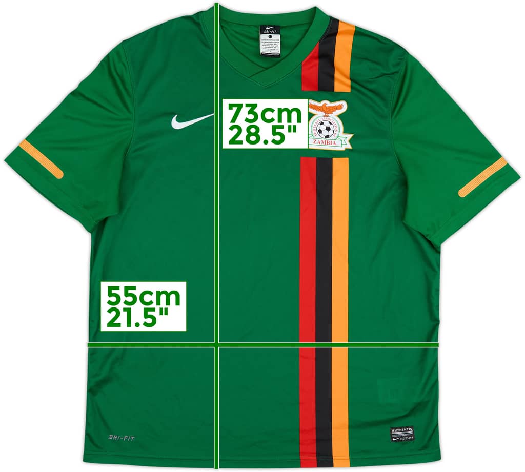 2012-14 Zambia Home Shirt - 9/10 - (L)
