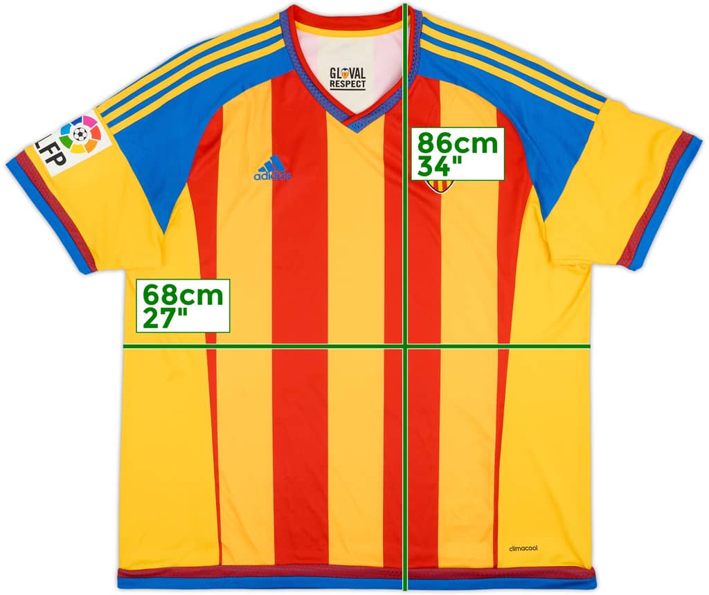 2015-16 Valencia Away Shirt - 10/10 - (XXL)