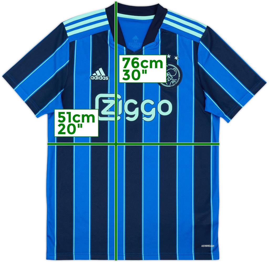 2021-22 Ajax Away Shirt - 9/10 - (M)