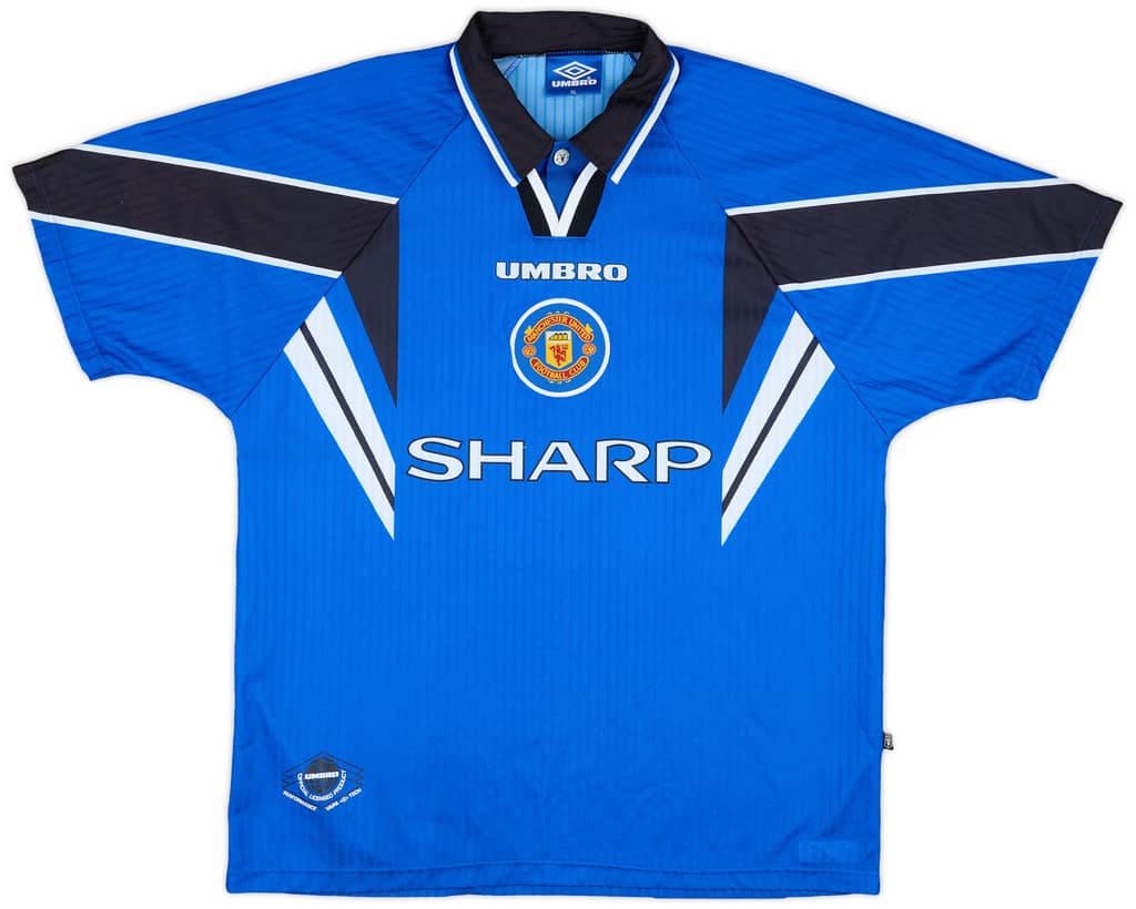 1996-98 Manchester United Third Shirt Beckham #10 - 9/10 - (XL)