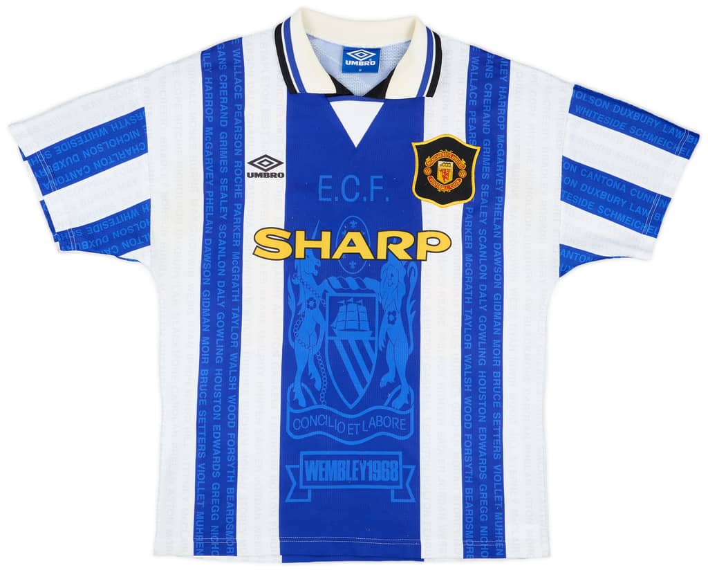 1994-96 Manchester United Third Shirt Beckham #24 - 8/10 - (M)