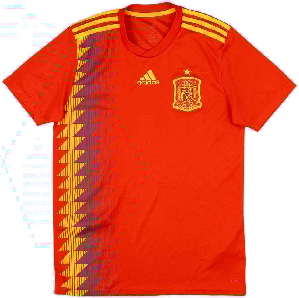2018-19 Spain Home Shirt - 8/10 - (S)
