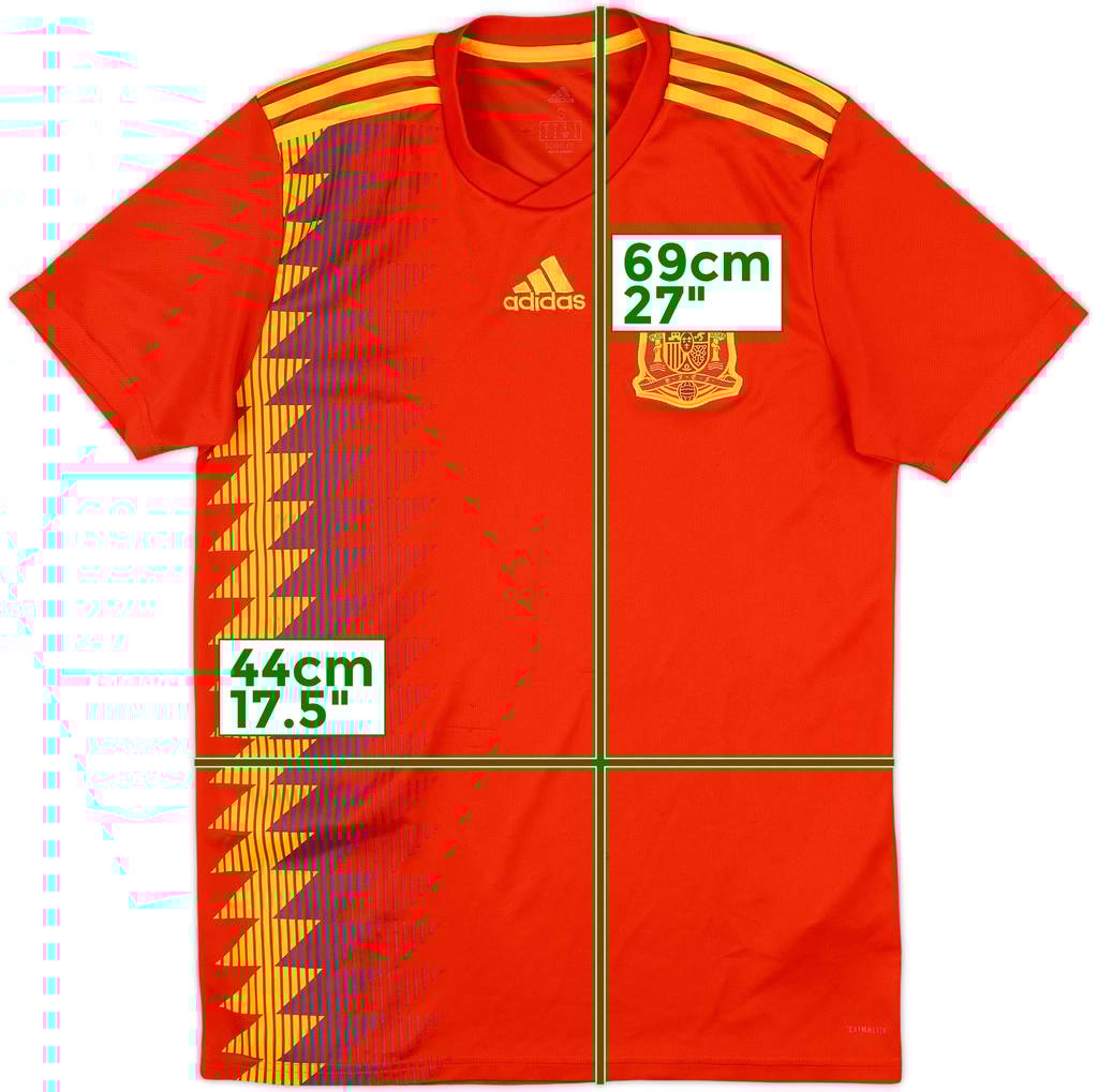 2018-19 Spain Home Shirt - 8/10 - (S)