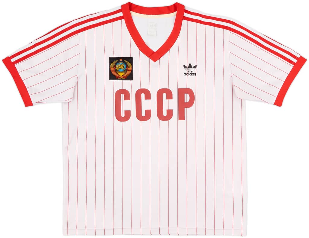 2005 Soviet Union adidas Originals Retro '1982 Away' Shirt - 9/10 - (L)