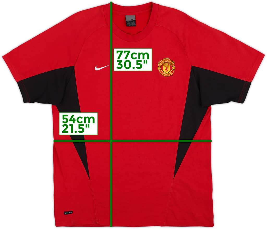 2003-04 Manchester United Training Shirt - 8/10 - (M)