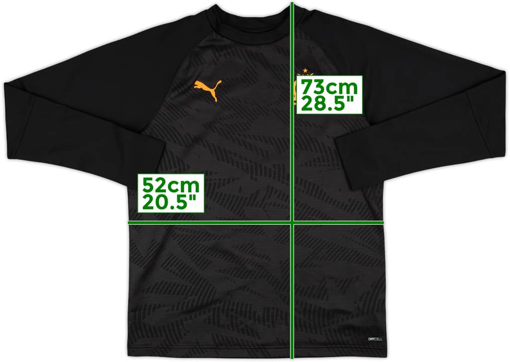 2018-19 Olympique Marseille Puma Sweat Top - 10/10 - (M)