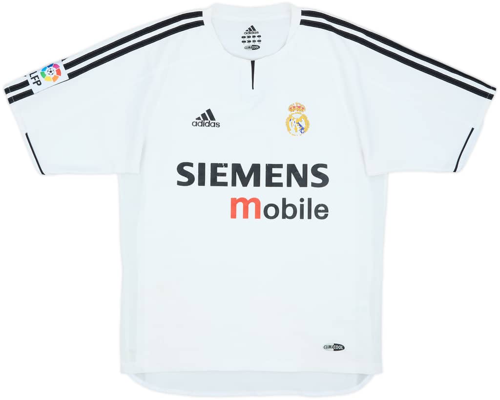 2003-04 Real Madrid Player Issue Home Shirt - 5/10 - (S)