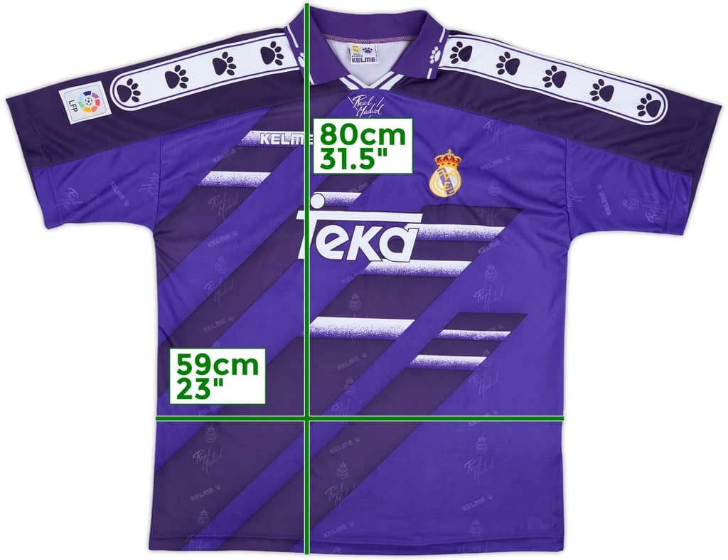 1994-96 Real Madrid Away Shirt - 8/10 - (XXL)