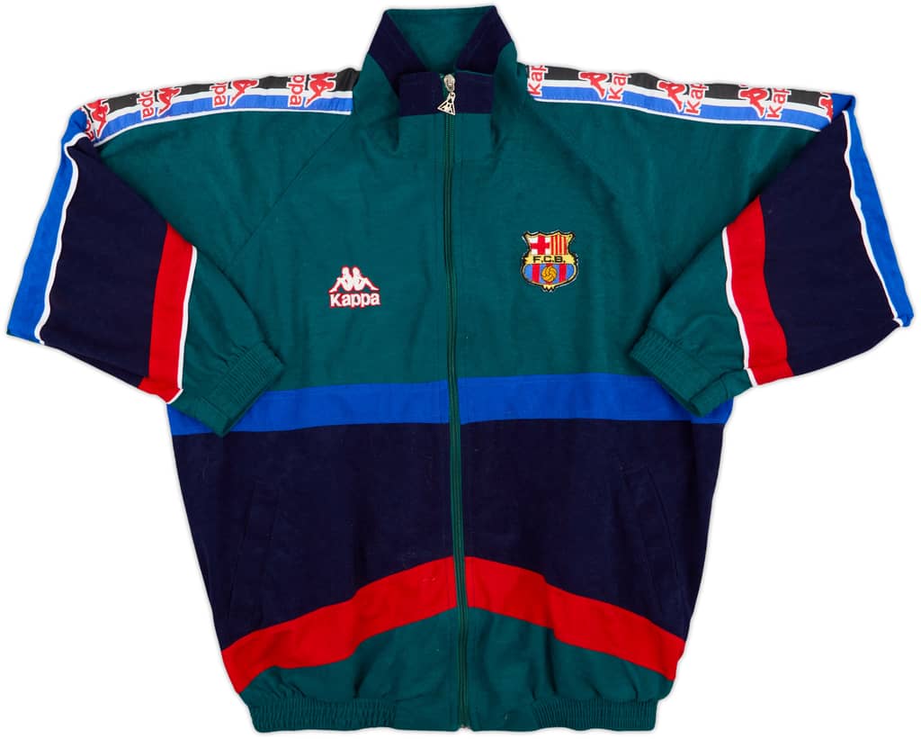 1995-97 Barcelona Kappa Track Jacket - 5/10 - (XL)