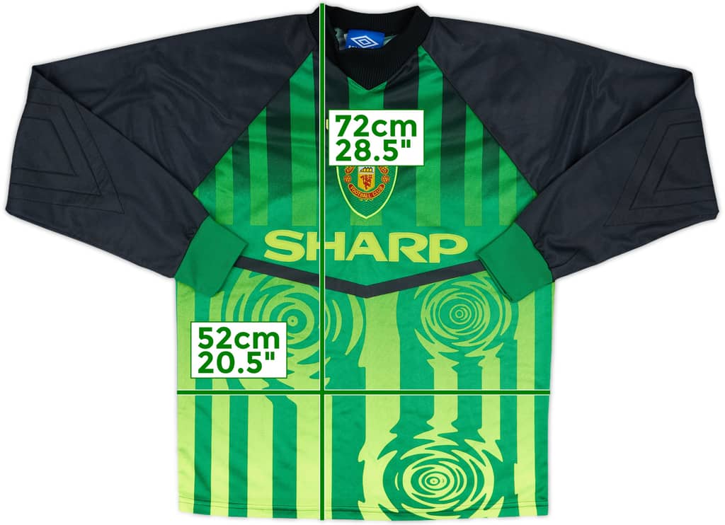 1997-98 Manchester United GK Shirt - 10/10 - (Y)