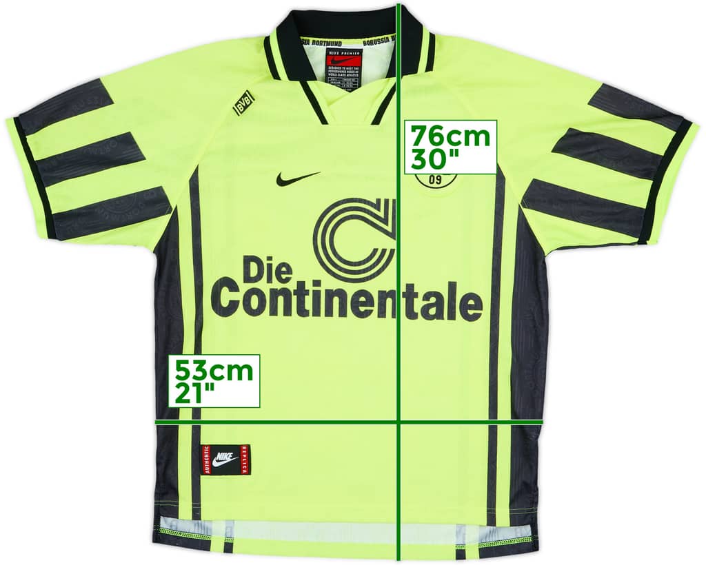 1996-97 Borussia Dortmund Camiseta Local - 10/10 - (L)