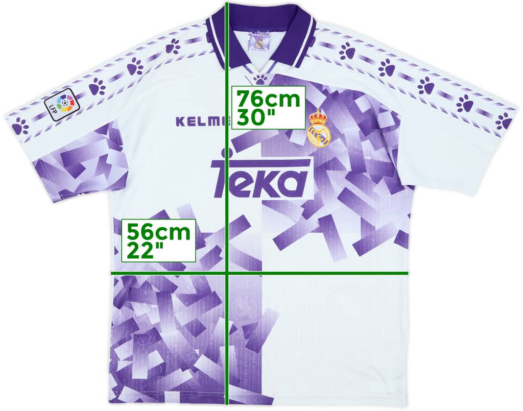 1996-97 Real Madrid Third Shirt - 8/10 - (XL)