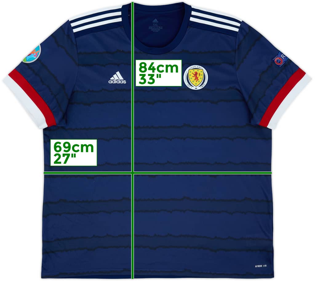 2020-22 Scotland Home Shirt - 7/10 - (3XL)