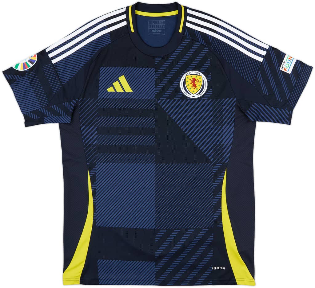 2024-25 Scotland Home Shirt - 9/10 - (L)