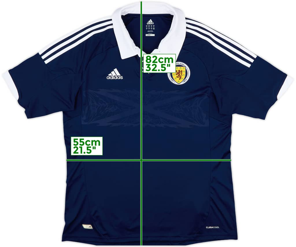 2011-13 Scotland Home Shirt - 8/10 - (XL)