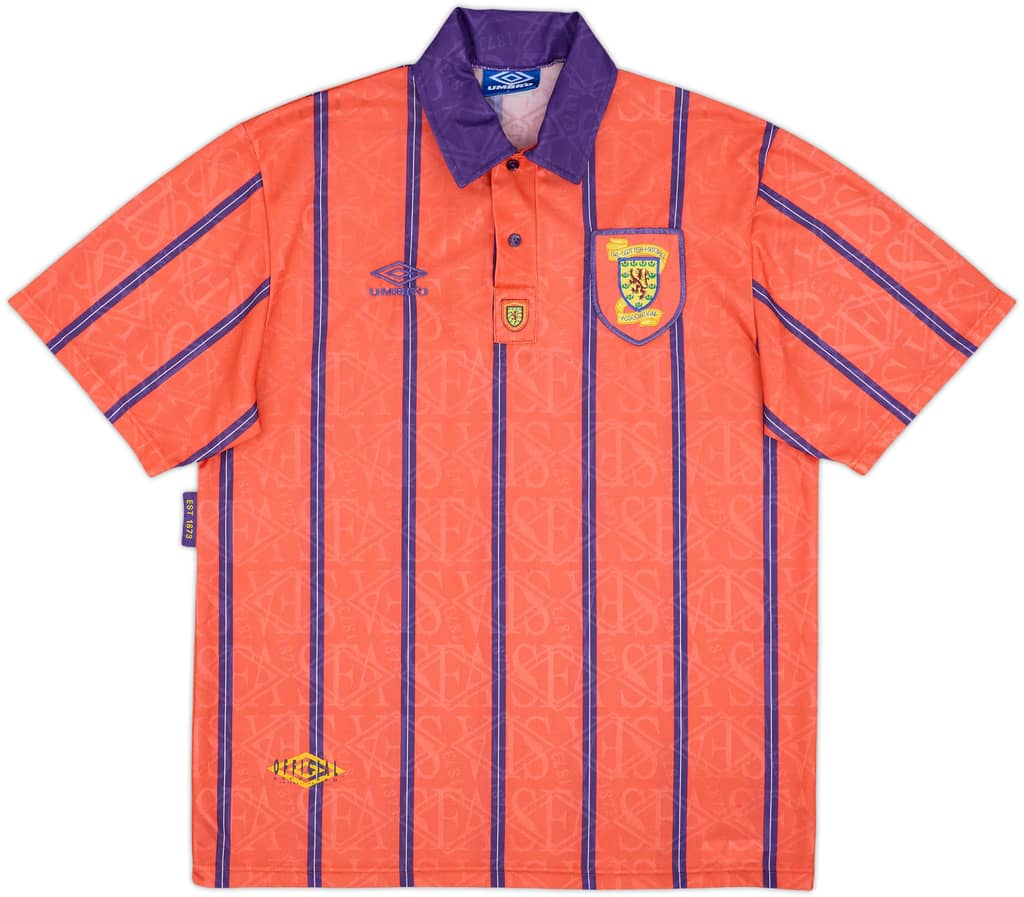 1993-95 Scotland Away Shirt - 9/10 - (L)