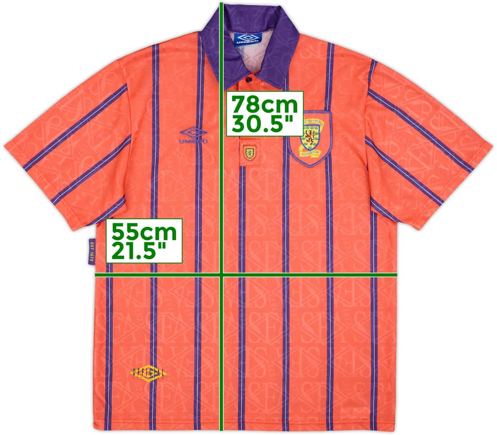 1993-95 Scotland Away Shirt - 9/10 - (L)