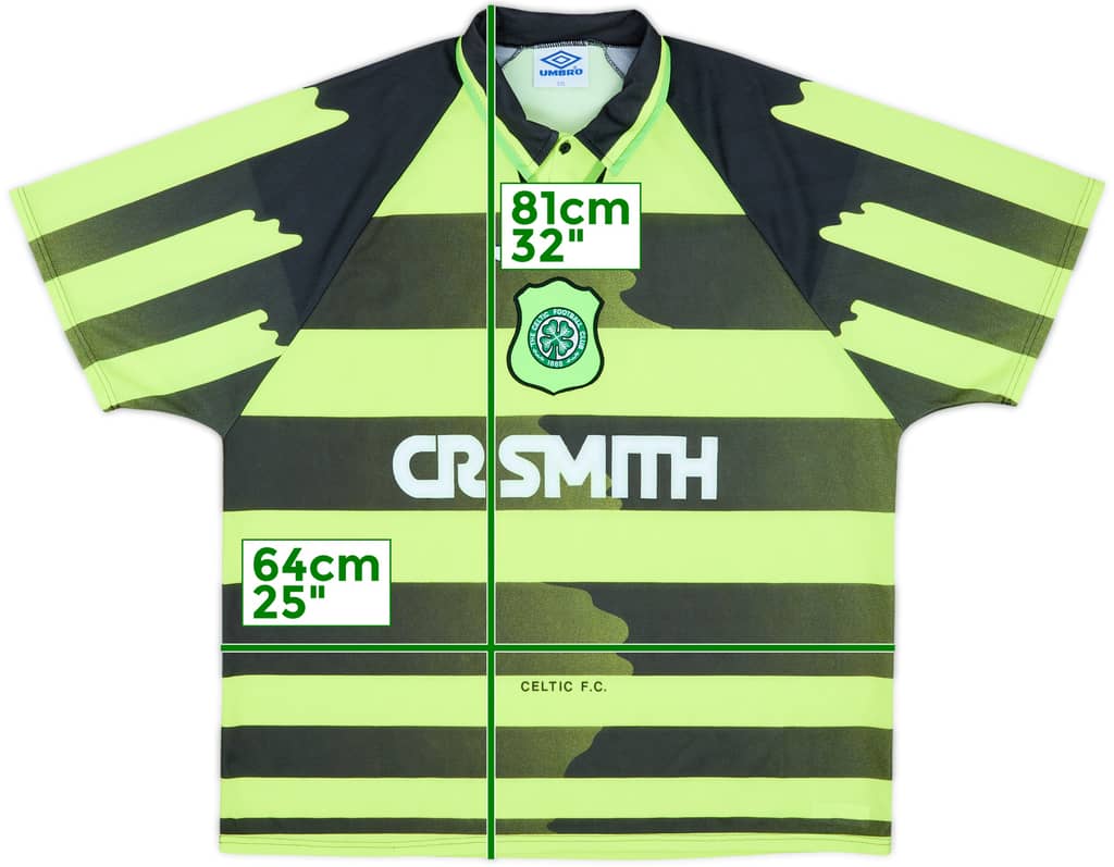 1996-97 Celtic Away Shirt - 9/10 - (XXL)