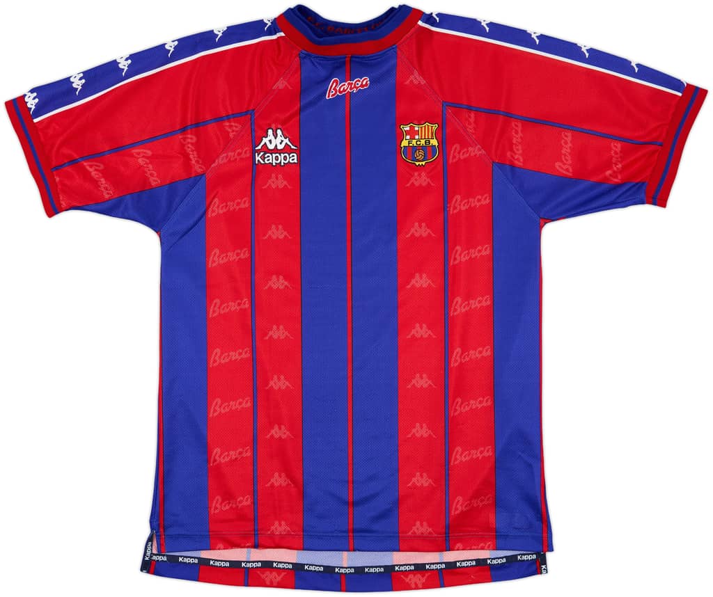 1997-98 Barcelona Home Shirt - 8/10 - (L)
