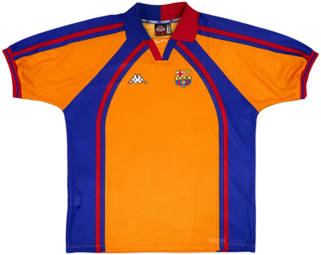 1997-98 Barcelona European Away Shirt - 9/10 - (XL)