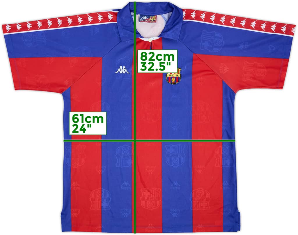 1993-95 Barcelona European Home Shirt - 7/10 - (XL)