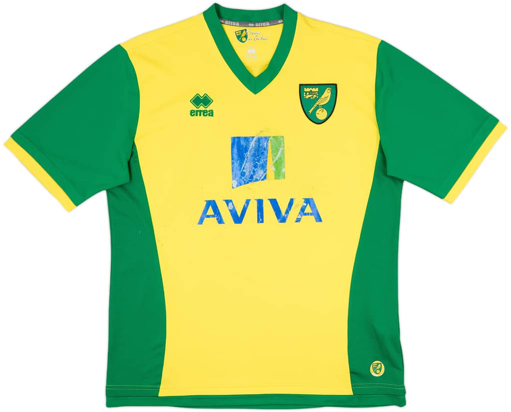2013-14 Norwich Home Shirt - 4/10 - (XL)