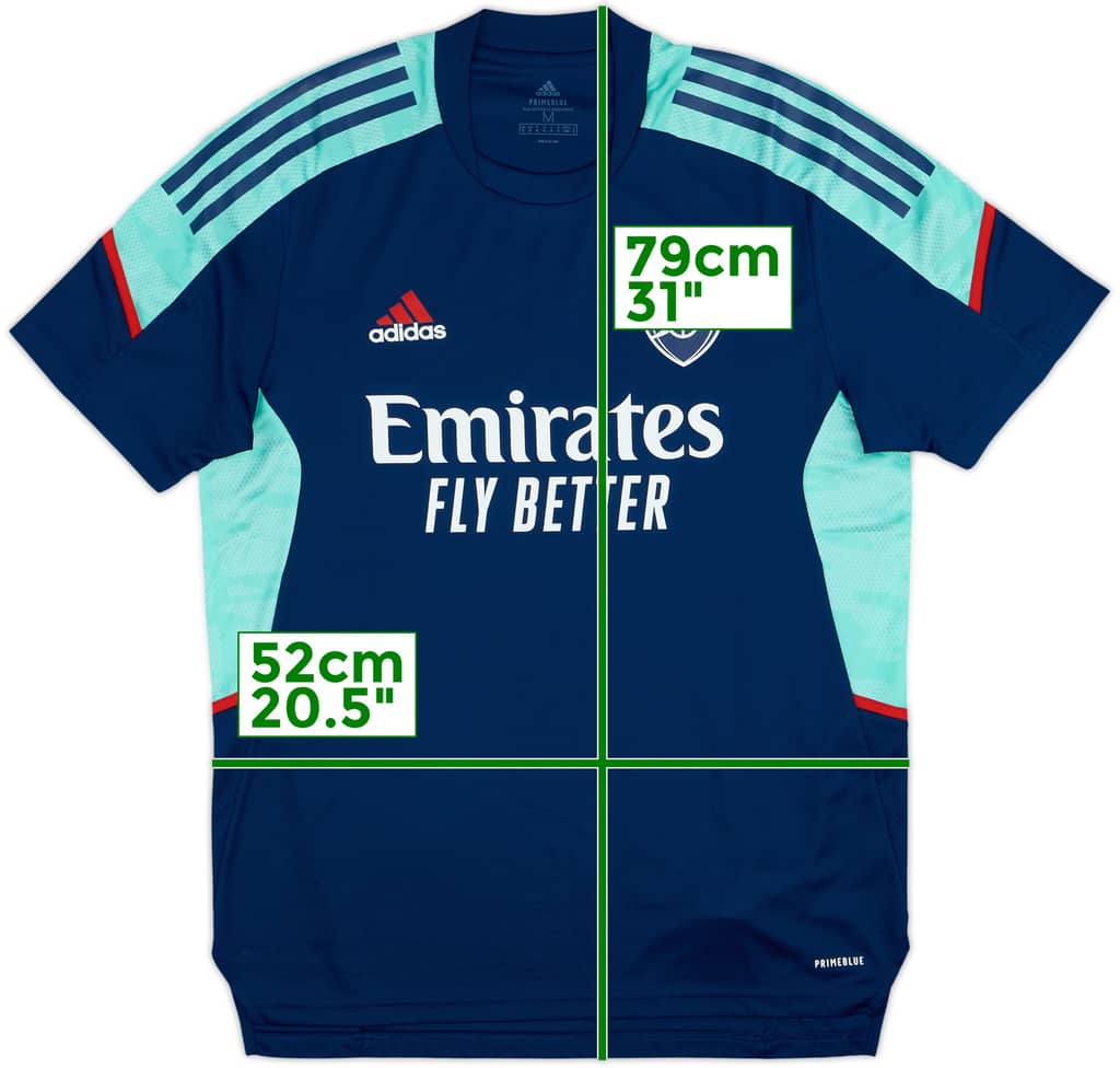 2021-22 Arsenal adidas Training Shirt - 10/10 - (M)