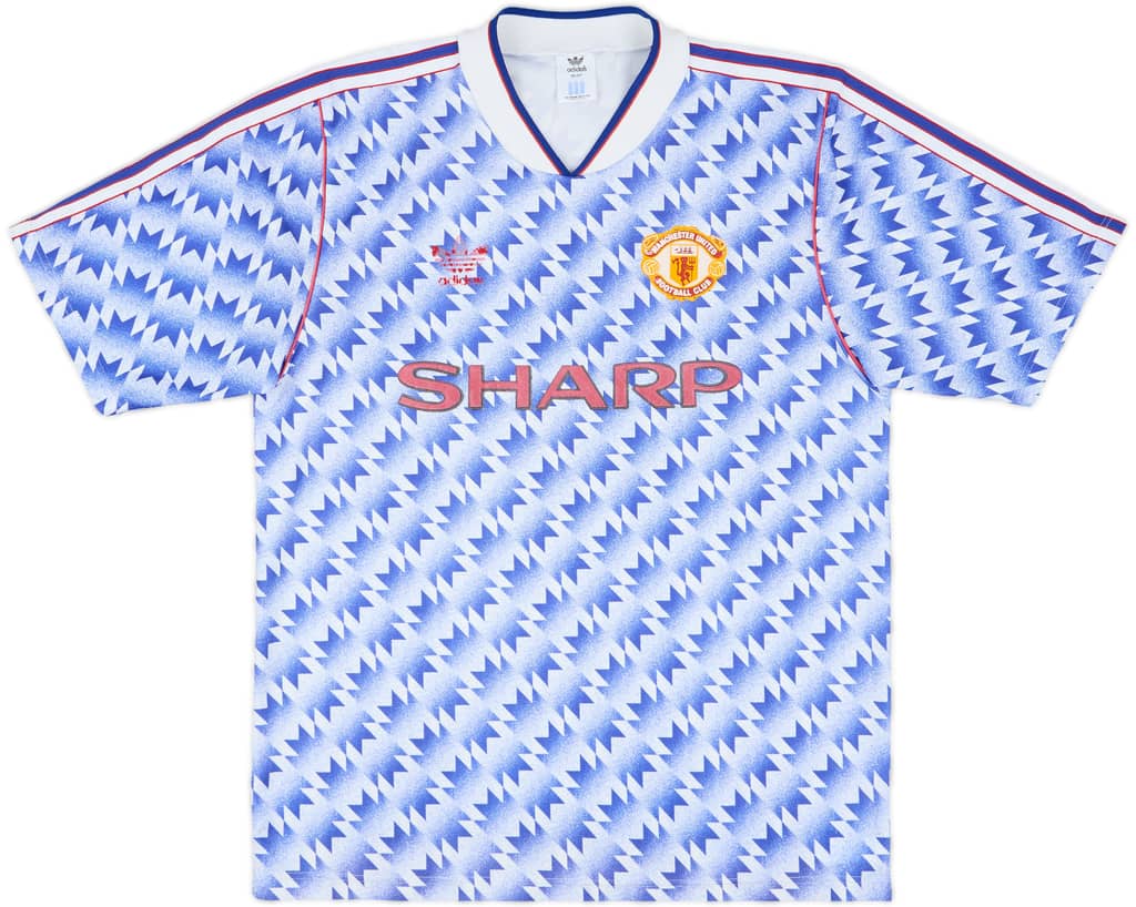 1990-92 Manchester United Away Shirt - 5/10 - (M)