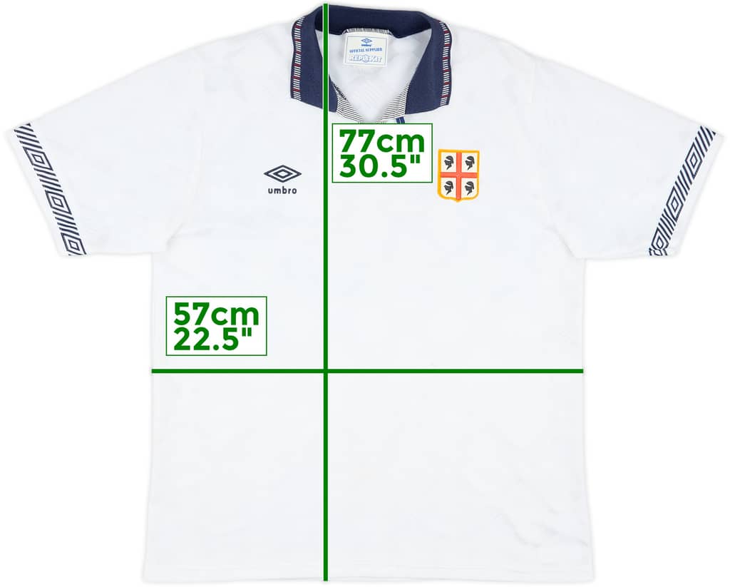1990-92 Cagliari Away Shirt - 9/10 - (XL)