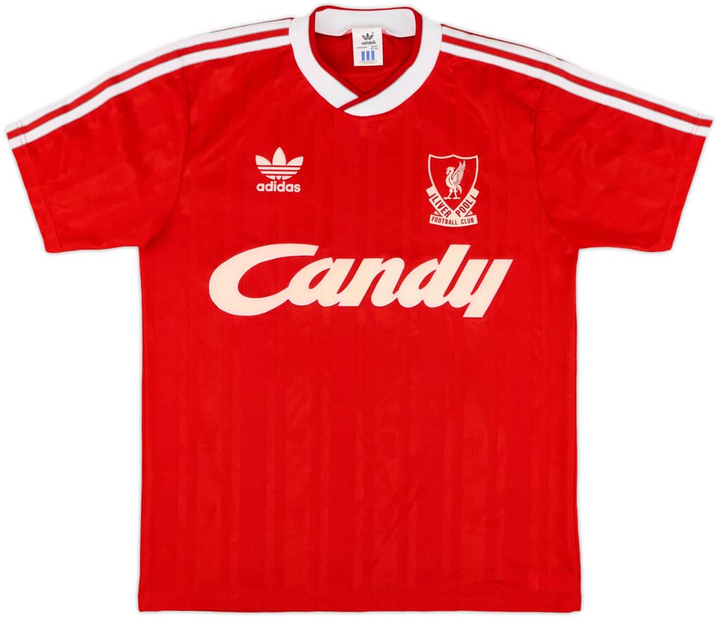 1988-89 Liverpool Home Shirt - 9/10 - (M)