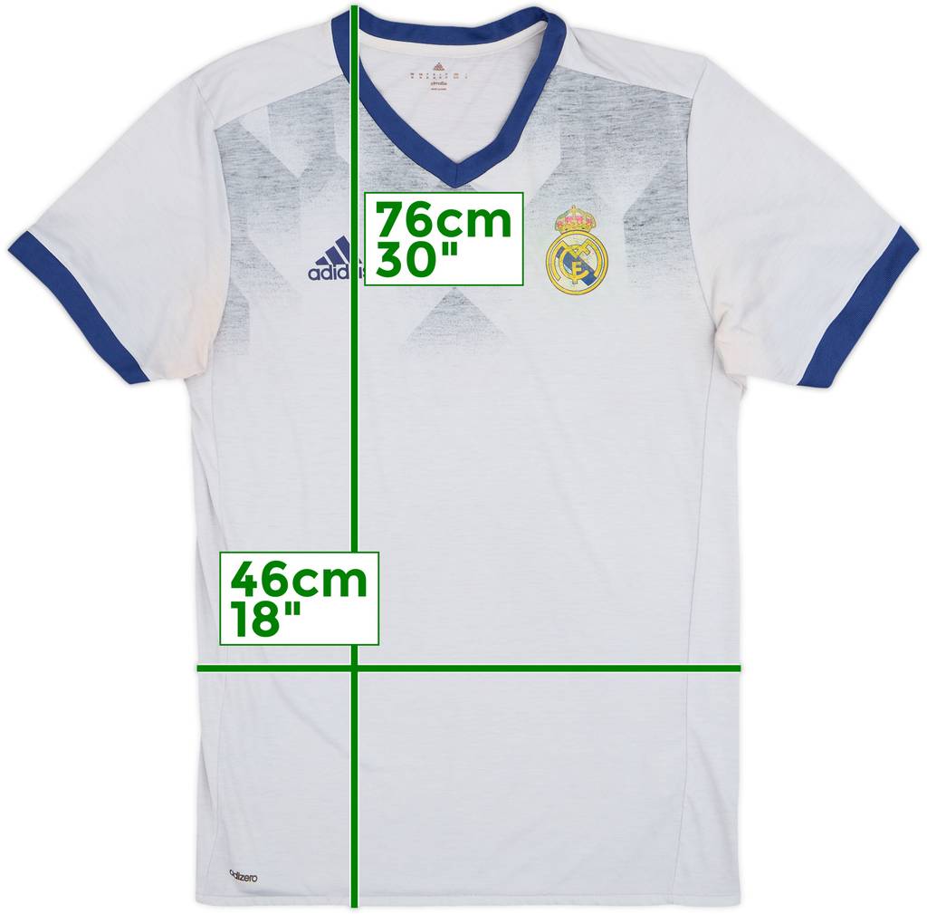 2016-17 Real Madrid adizero Training Shirt - 4/10 - (M)