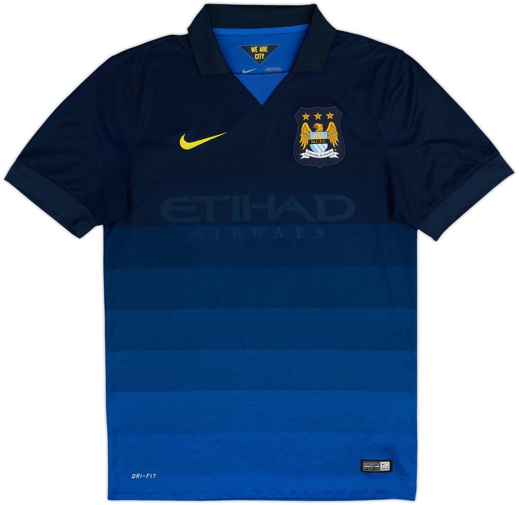 2014-15 Manchester City Away Shirt - 4/10 - (S)
