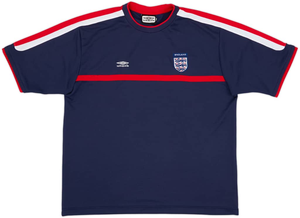 2000-02 England Umbro Training Shirt - 9/10 - (XXL)